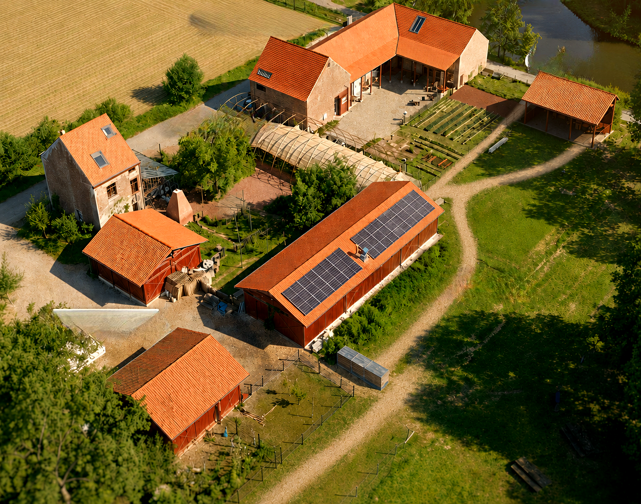 Plan de la Ferme du Chaudron